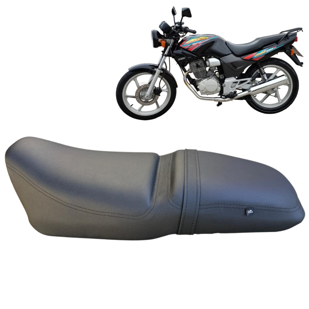 Capa Confort Almoda Banco Moto Honda CBX 200 Strada Espuma Viagem