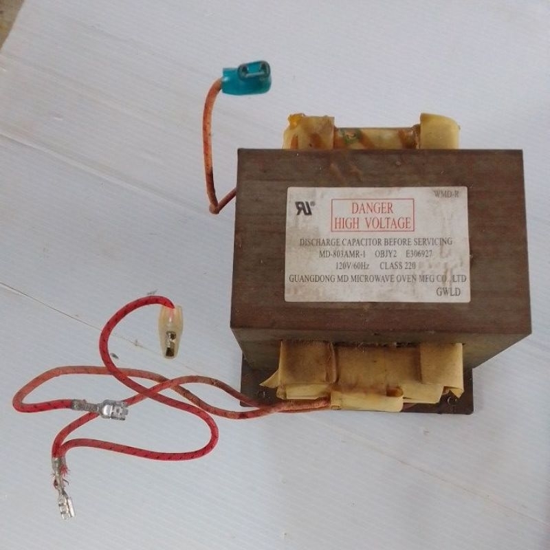 Transformador para microondas 803Amr-1 127v usada excelente