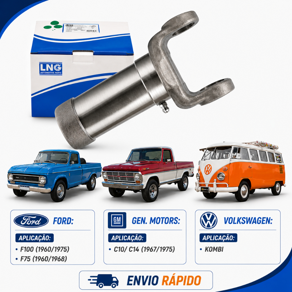 Luva Cardan 16 Estrias KOMBI F100 F75 C10/ C14 5-153X/ 5-625X