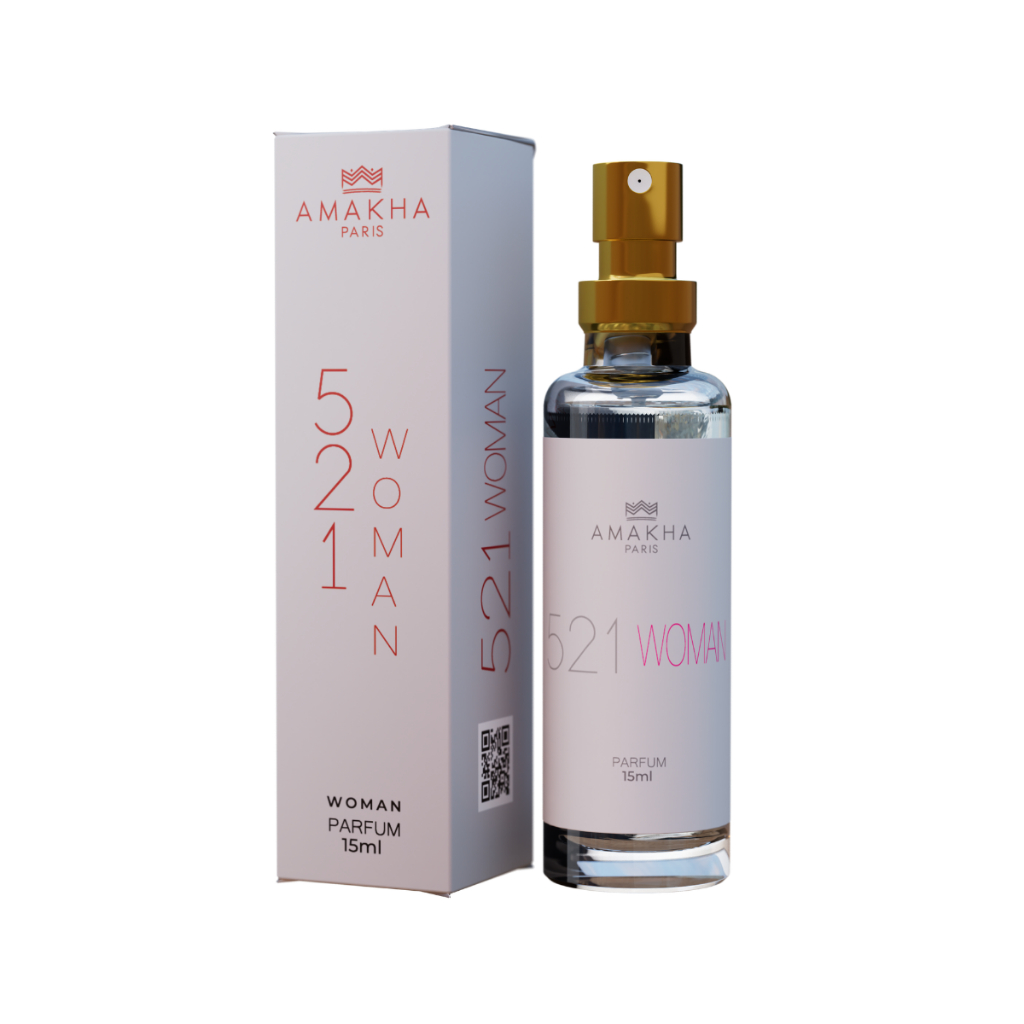 Deo Colônia Feminino 521 Woman 15ml - Amakha Paris