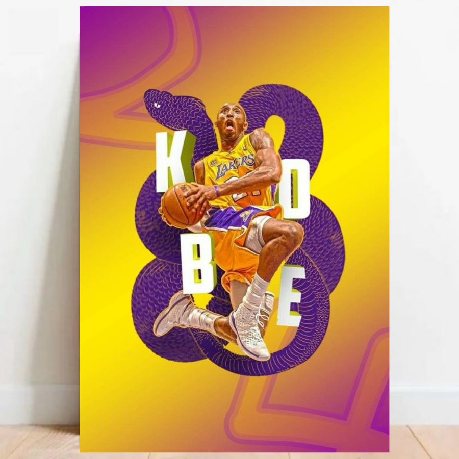 Quadro Placa Decorativa Kobe Bryant Lenda Basquete NBA jogador Esporte 09