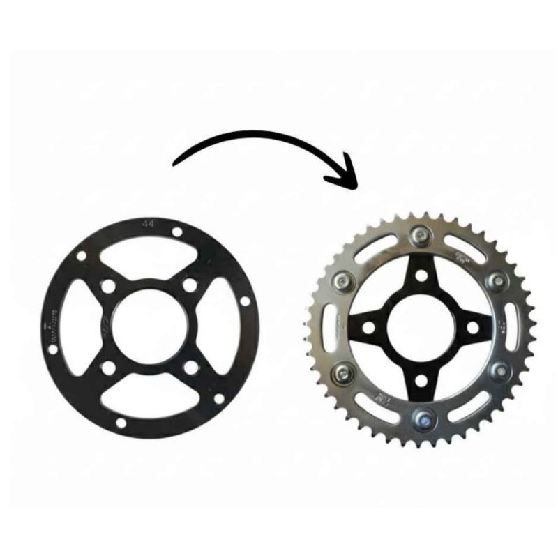 Flange Adaptador para coroa (p/ Storm 200, SHI 175, Bull 180 e Avelloz