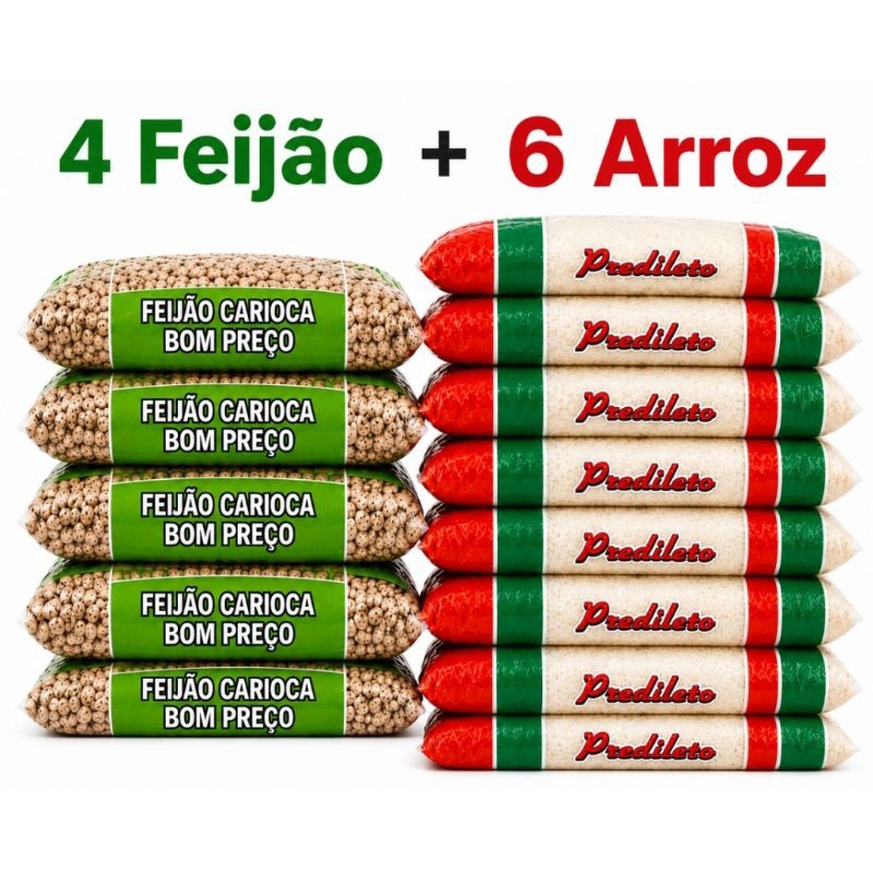 🇧🇷 OFERTA MAXIMA ESPECIAL HOJE Kit fardo Arroz polido tipo1 original embalado de fabrica