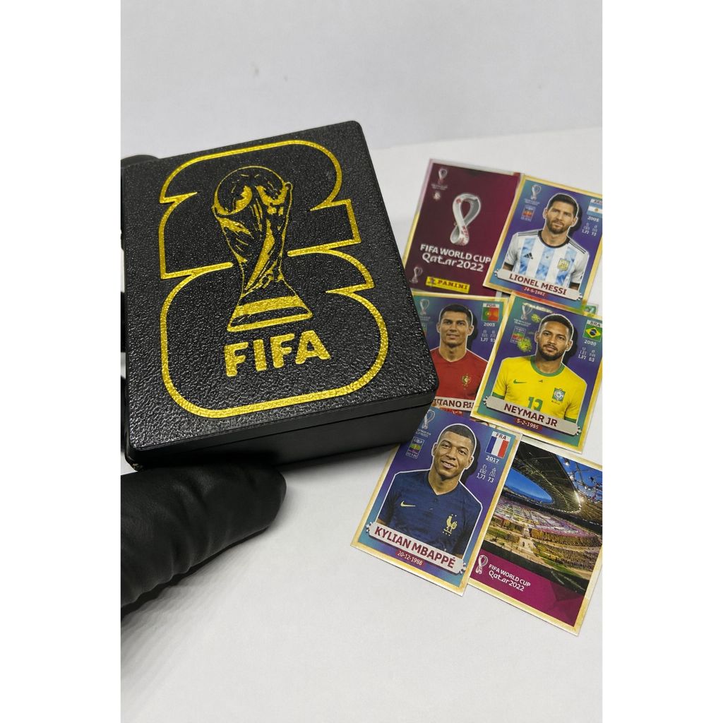 Porta Figurinhas da Copa  do mundo Case Porta Figurinhas Estojo Porta Figurinhas