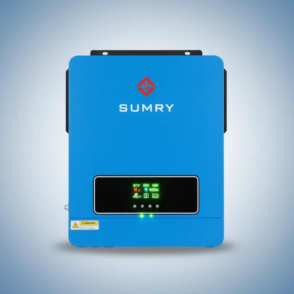 Inversor Híbrido Solar, Onda Senoidal Pura, 3600W, 24V, MPPT, 110V, Compatível Bateria LiFePO4/Chumbo