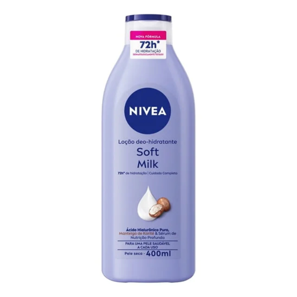 Loção Hidratante Nívea Soft Milk 400ml