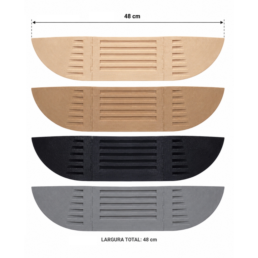 Rampa para Robô Aspirador - Nivelador de Soleira Porta com 48cm de largura