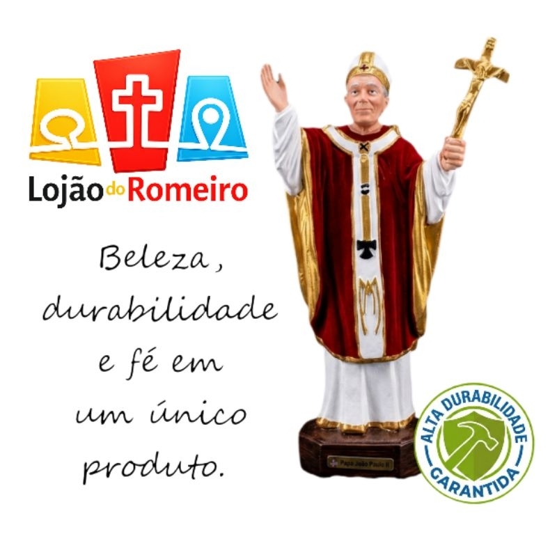 Papa João Paulo II , borracha inquebrável! PODE MOLHAR.