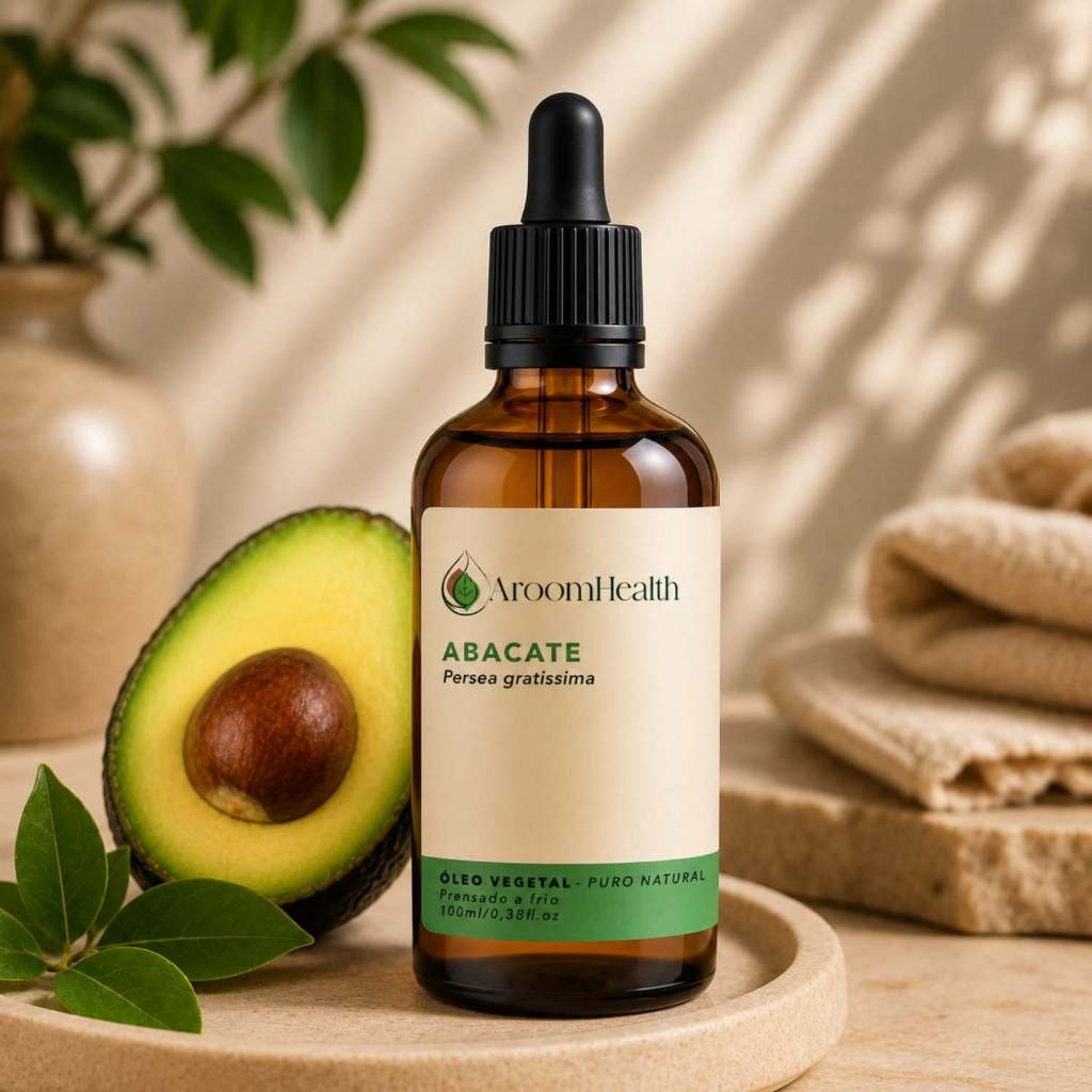 Óleo vegetal puro natural de Abacate 100 ml cabelo e pele