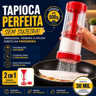 "Tapioqueira 2 em 1: Praticidade a R$ 24,90! 🌟"