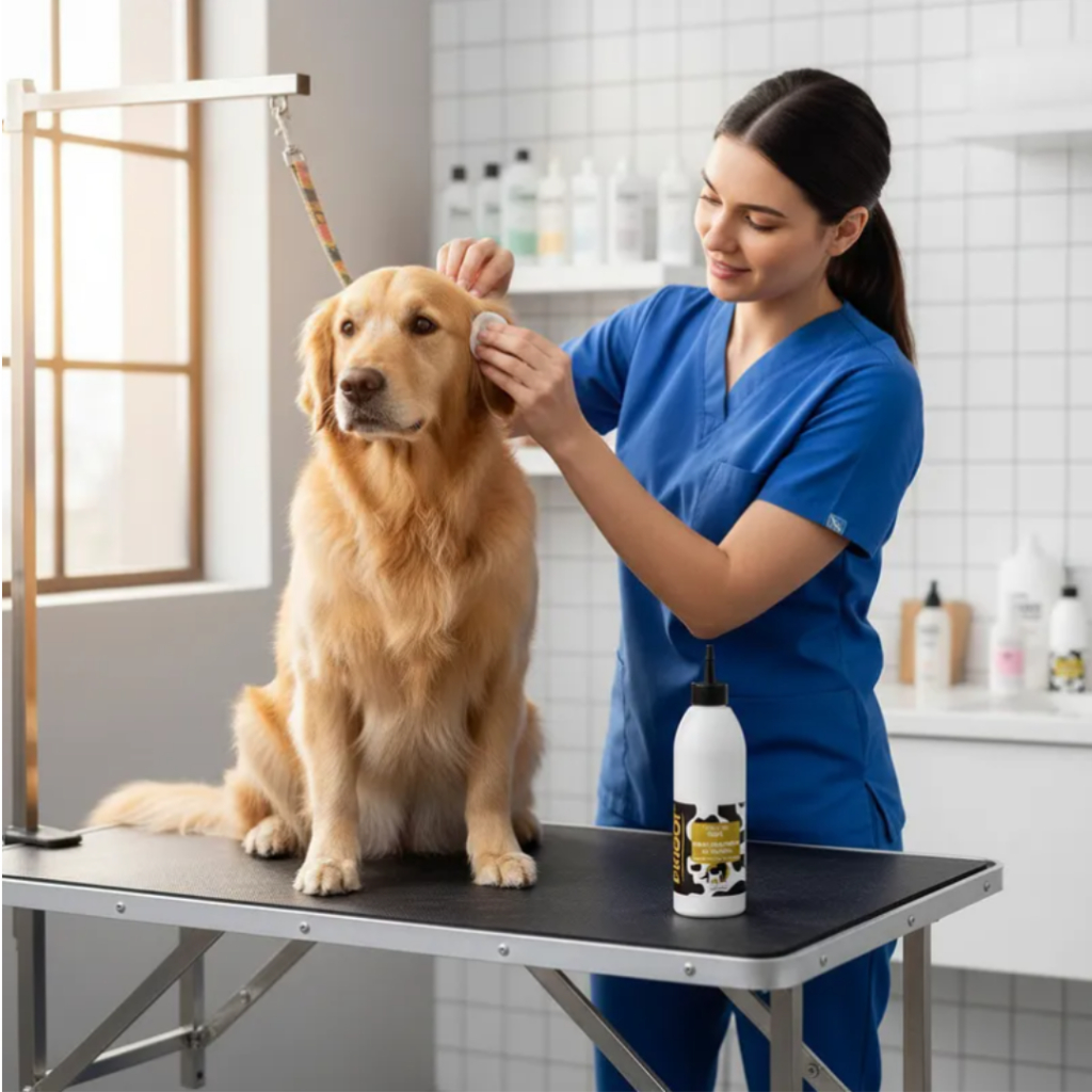 Loção Limpadora de Orelhas Perigot 500ml Limpa Ouvidos Cães e Gatos