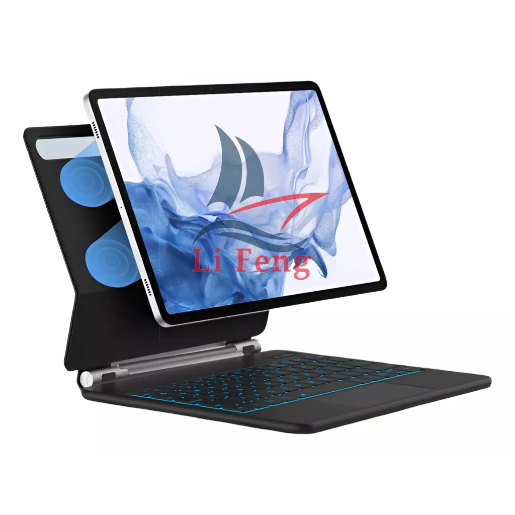 Teclado Mágico De 11 Polegadas Para Samsung Galaxy Tab S7/S8/S9/S10 Lite 11"/ S7/S8/S9FE/S10 PLUS 12,4"