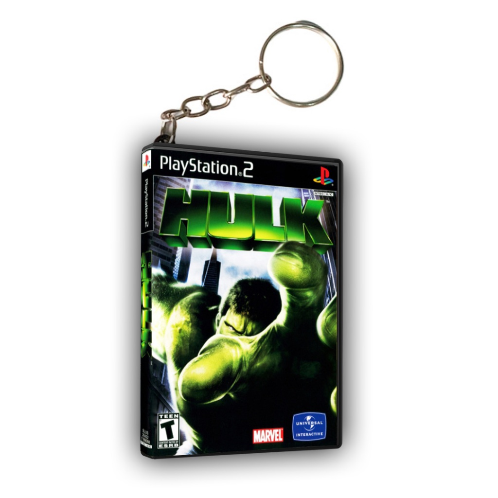 CHAVEIRO CAPA PLAYSTATION 2 - HULK