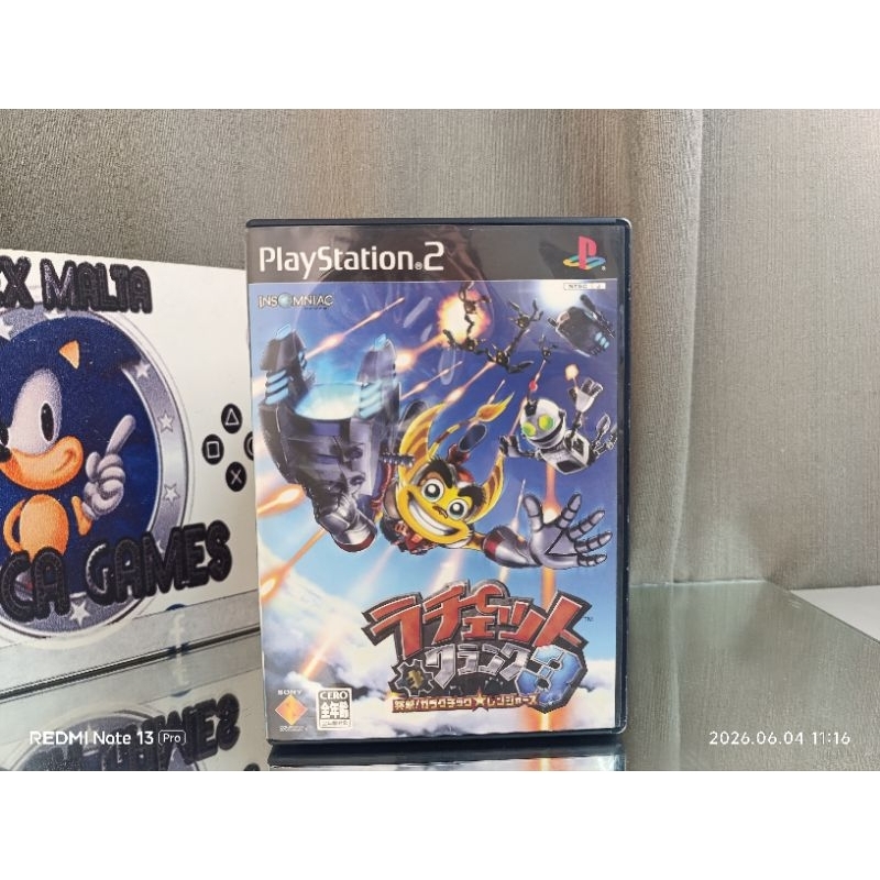 Jogo PS2 Ratchet & Clank (Japonês) Original PlayStation 2 Completo