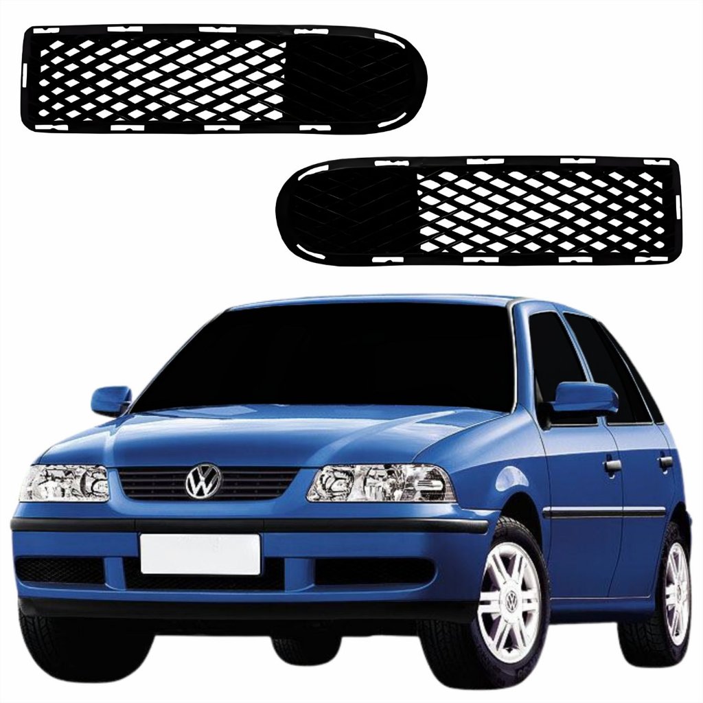Grade Para-choque Sem Furo Gol/Saveiro/Parati G3 Fase 1 2000 2001 2002 2003 - ORIGINAL