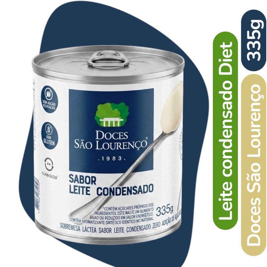 Leite Condensado Diet São Lourenço 335g Sem Glúten Sem Adição de Açúcares
