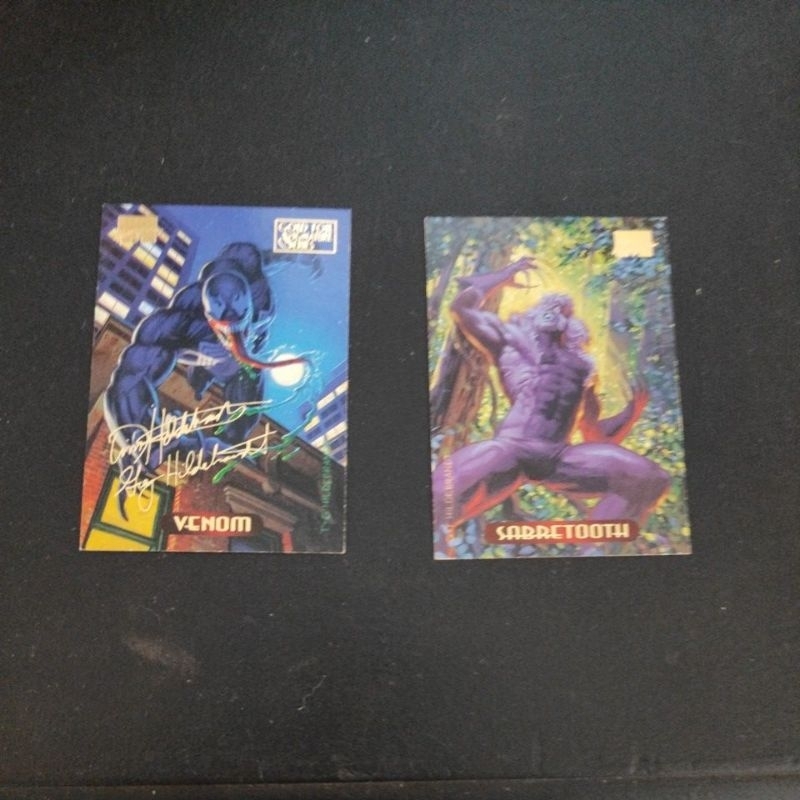 2 cards Marvel Masterpieces Anúncio reservado