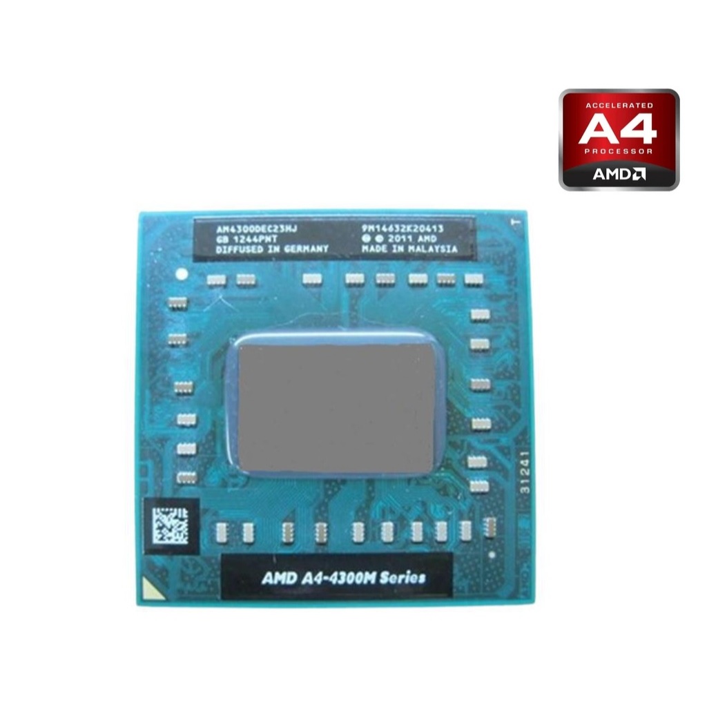 Processador p/ Notebook AMD A4 4300 2.5GHz Socket FS1r2 35W VGA Radeon HD 7420G
