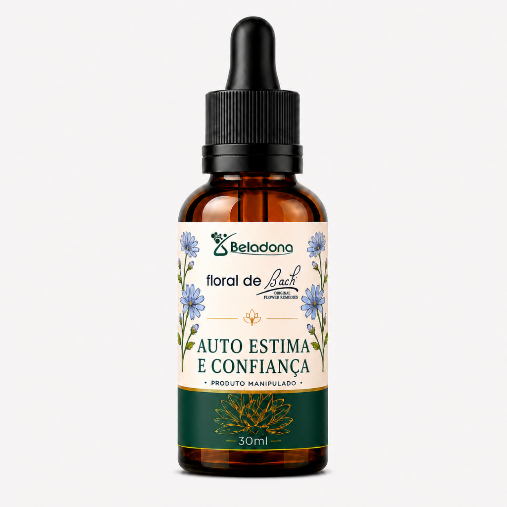 Floral de Bach Autoestima e Confiança 30ml | Gotas | Larch Cerato Centaury Pine