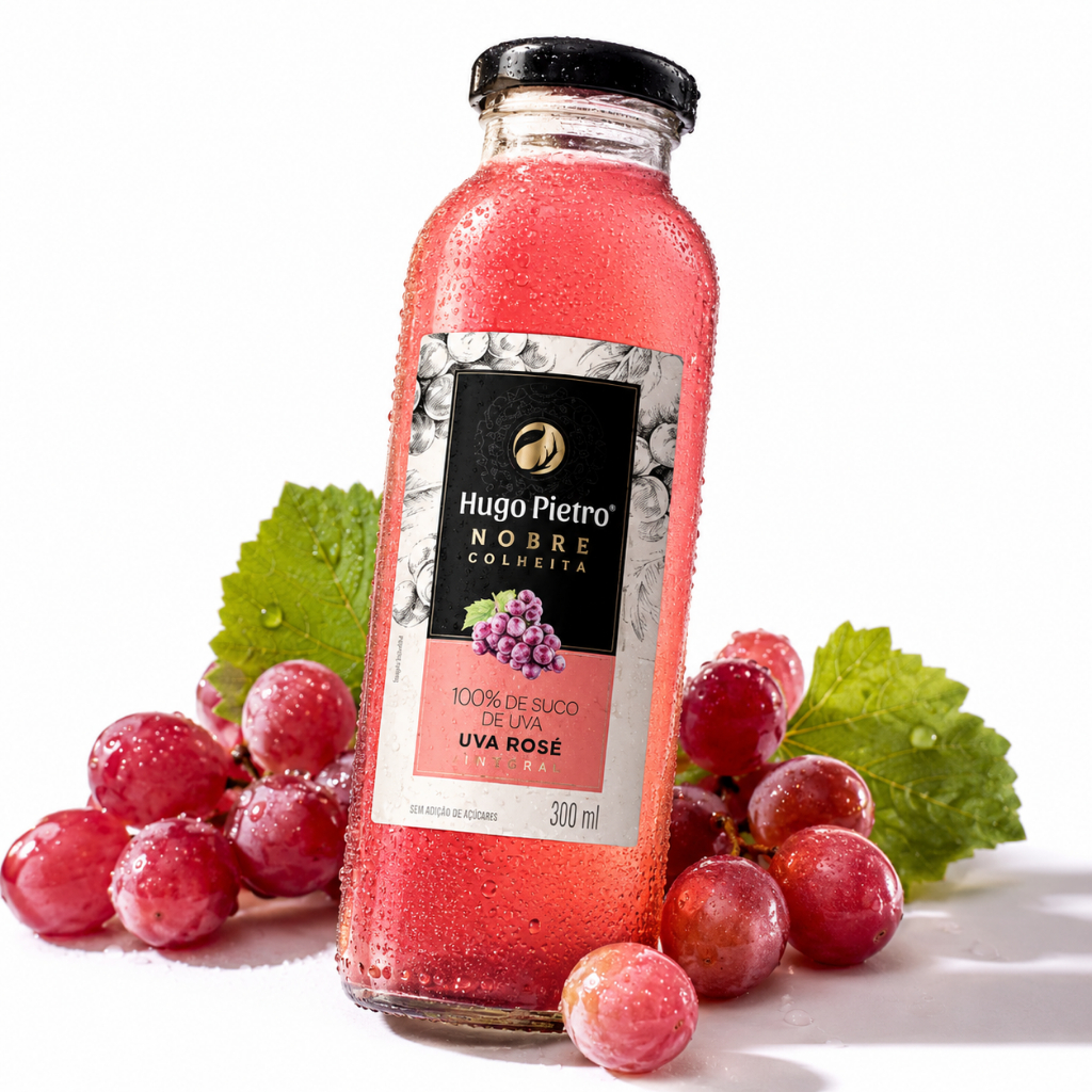Suco de uva Rose 100% Uva Hugo Pietro Nobre Colheita 300 ml