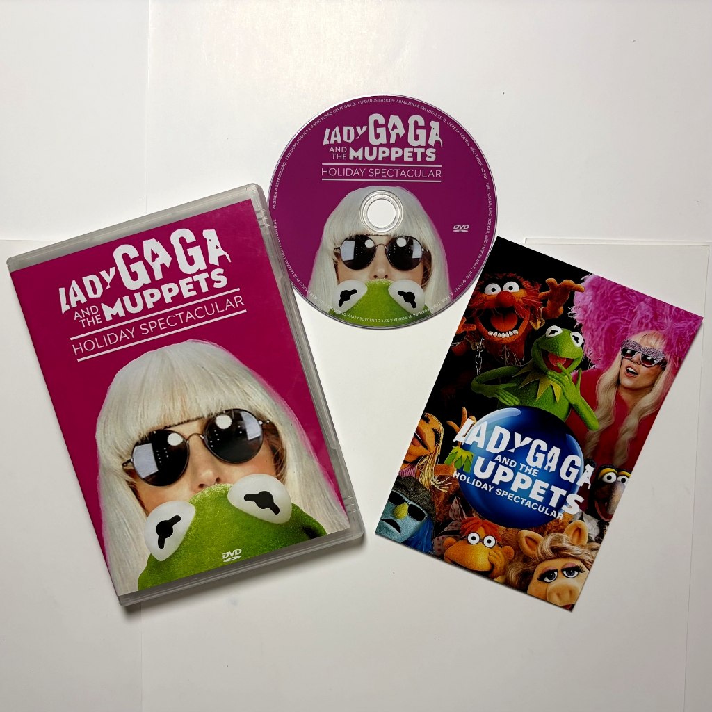 DVD Lady Gaga & The Muppets Holiday Spectacular 2013 Legendado Artpop Lady Gaga Live Concert Christmas Special