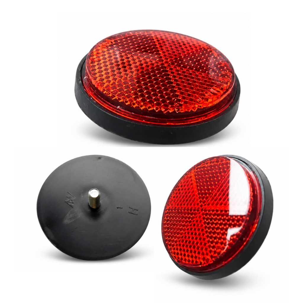 Par Refletor Olho De Gato Cg H - 125 Ml Com Porca