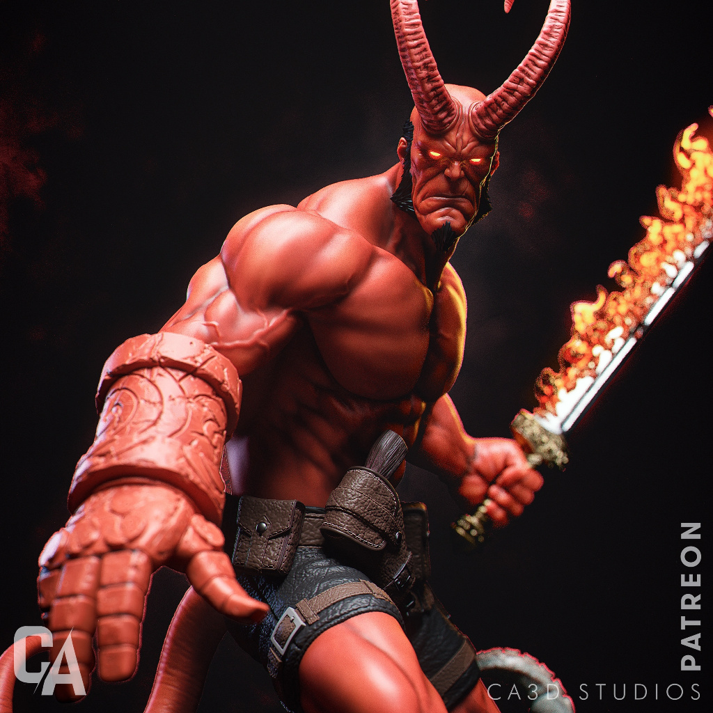 Estátua Colecionável Hellboy