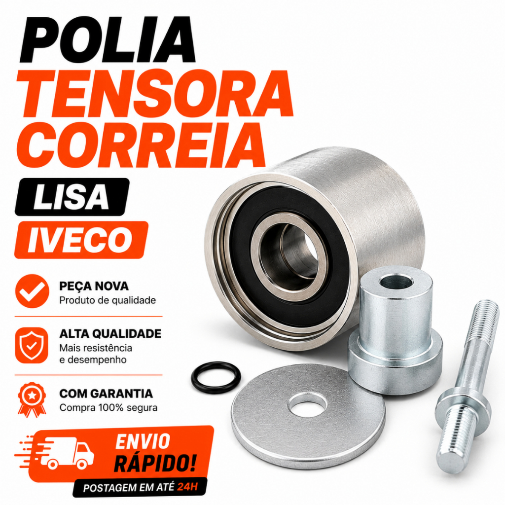 Polia Tensor Correia Lisa Iveco Stralis Eurocargo Tector Trakker