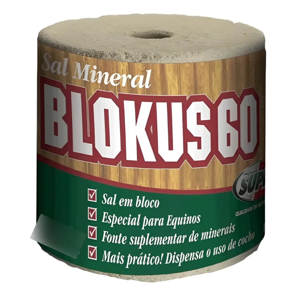 Sal Mineral Cavalo Bloco 6 kg Supra Blokus 60