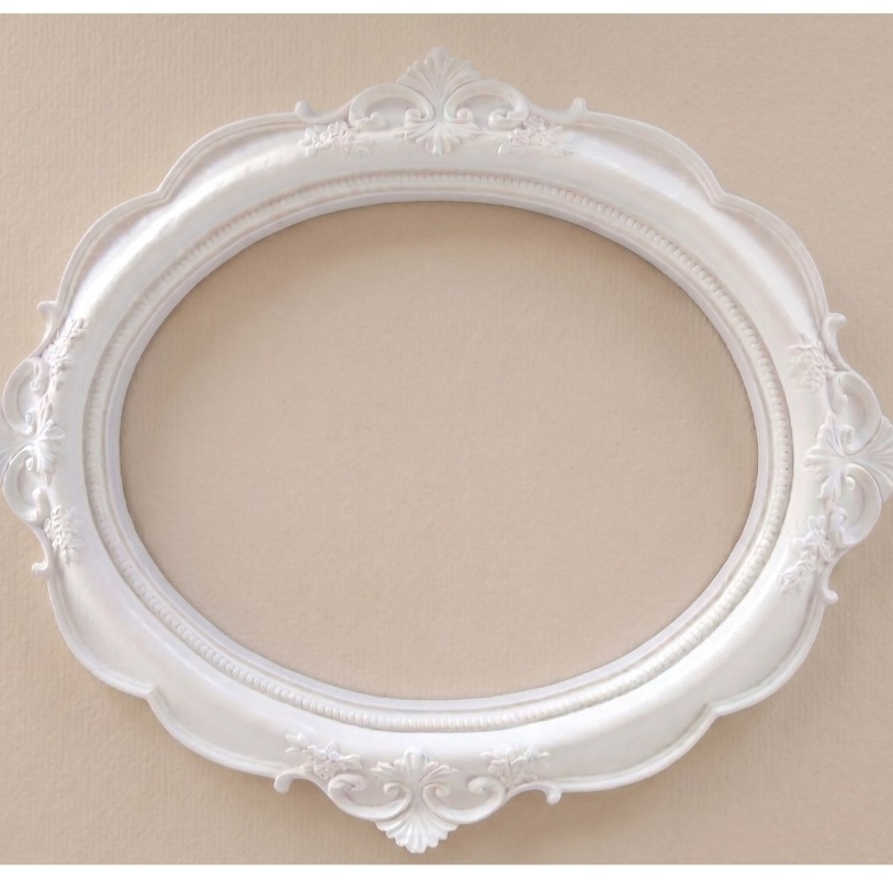 Moldura Resina + Fundo Mdf Decoração Artesanato Pintura