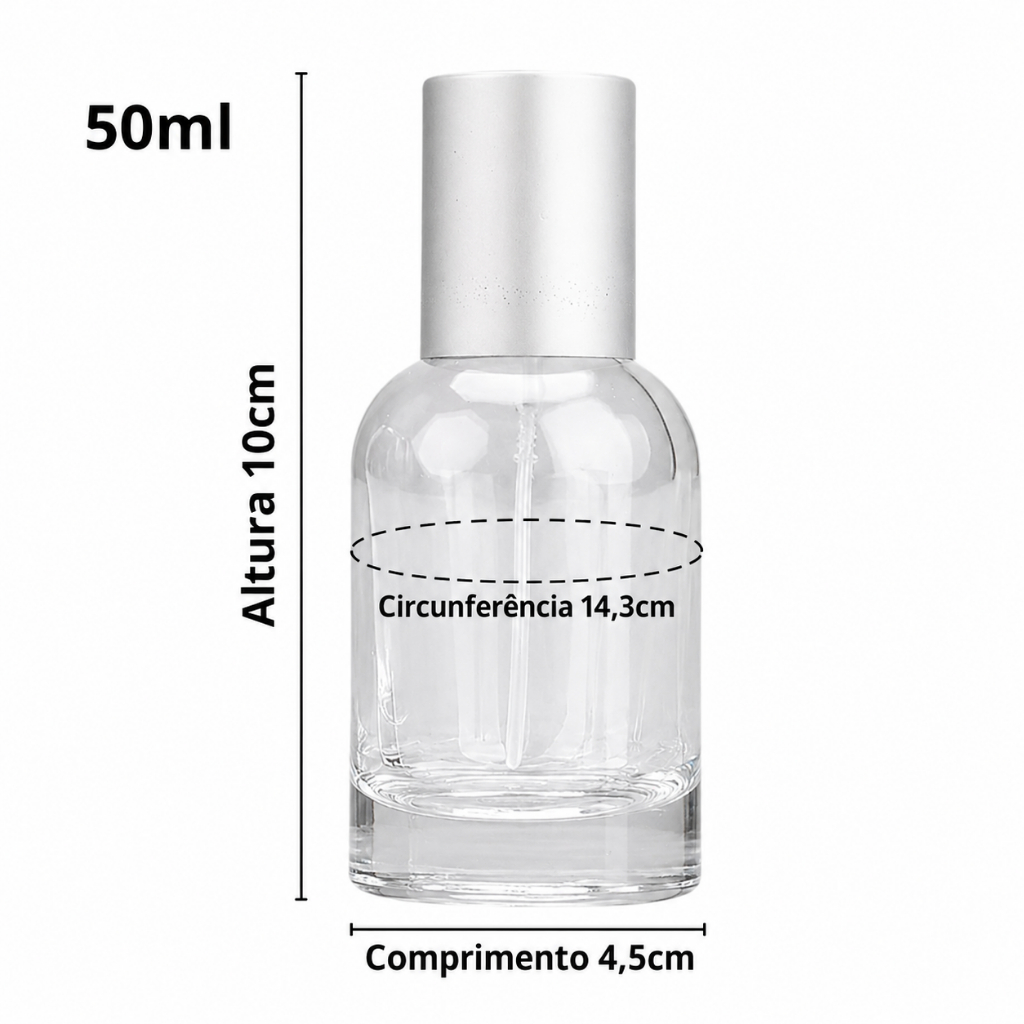 Frasco Porta Perfume L Labo 50ml Vidro Spray Recarregável Luxo Perfume Portátil