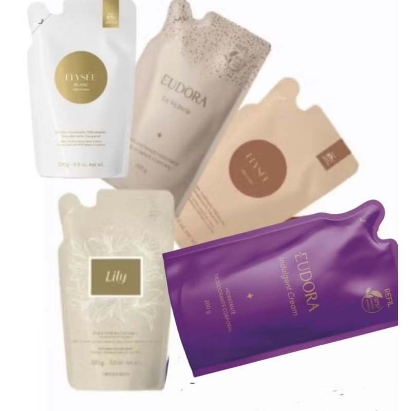 REFIL ACETINADO lily ou elysee ou eudora creme o boticario variados