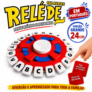 Jogo Stop Em Português Tecla Letras Palavras Responda Rápido Com Temporizador De Mesa 10 Segundos