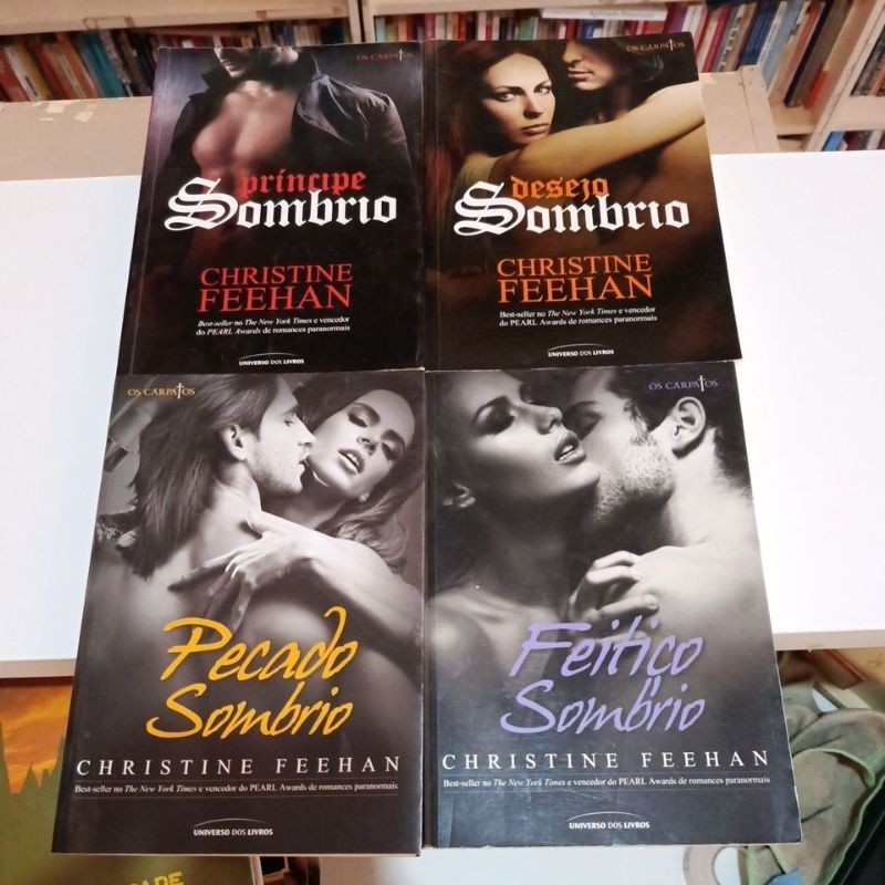 Série Os Carpatos - Christine Feehan - Principe Sombrio desejo pecado feitiço (Venda Individual)