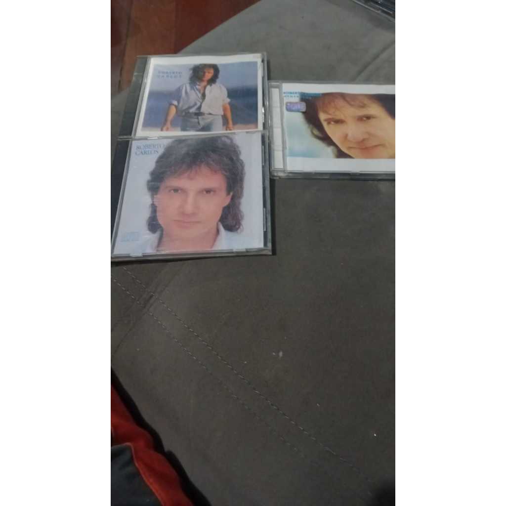 LOTE ROBERTO CARLOS LOTE COM 3 CDS RAIDADE USADOS EM BOAS CONDIÇÕIES
