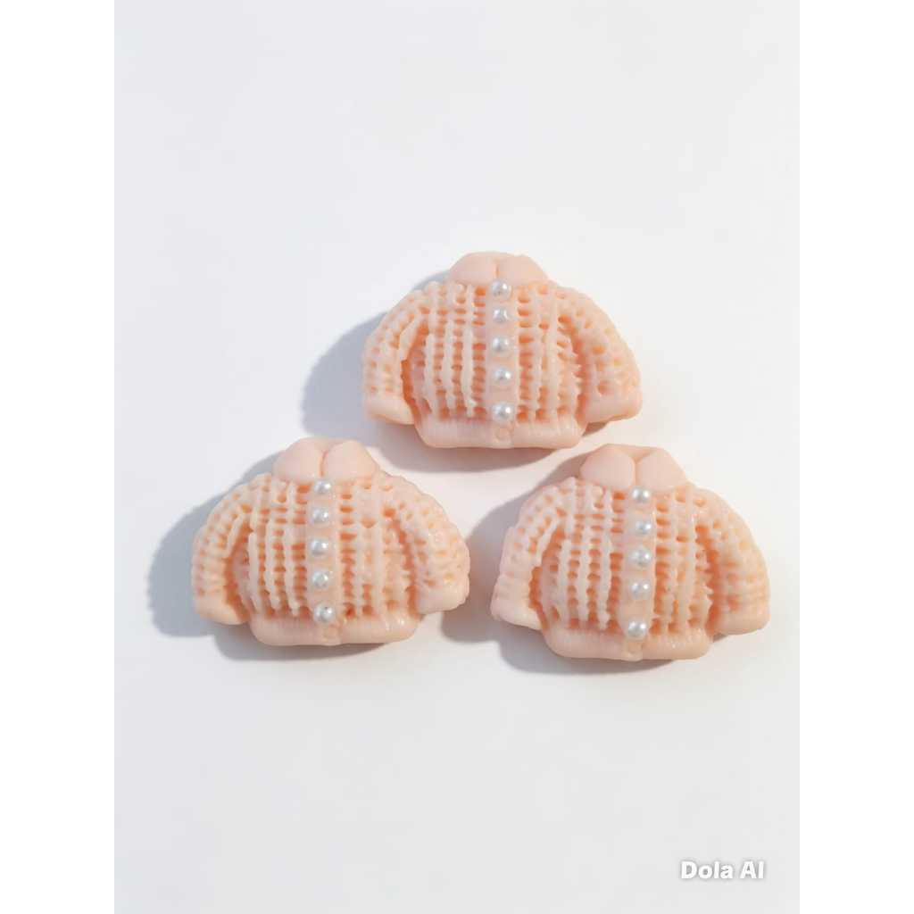 Roupinha de Biscuit Para Decoração - Chá de Bebe- Cha revelação - Lembrancinhas 3x3,5cm - 10 unidades