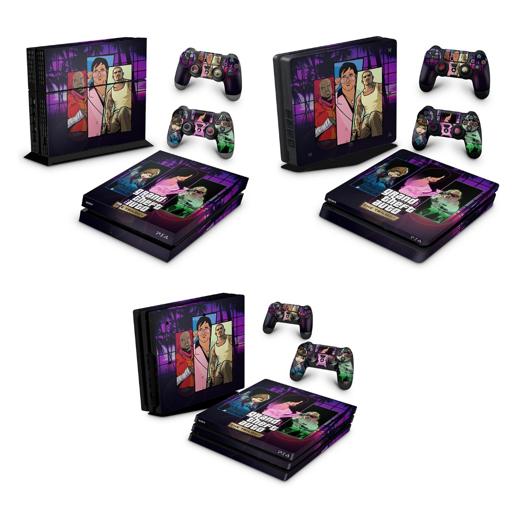 Skin Anti-Rage para PS4 FAT, SLIM ou PRO - 406 - Skin Playstation 4