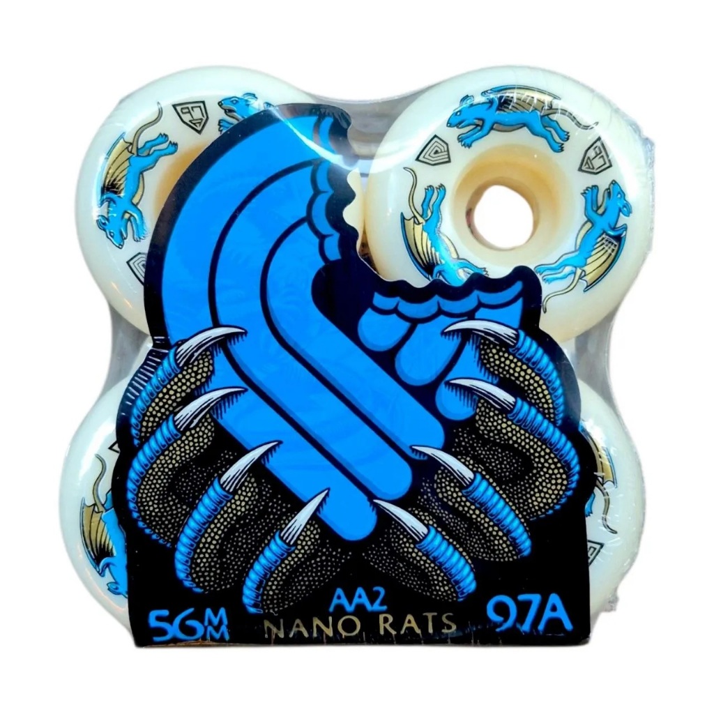 Roda Powell Peralta 56mm 97a Nano Rat Dragon Formula Skate - Rioskateboard