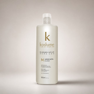 Máscara Seladora Zero Uno Blindagem Capilar Escova Cabelo Kostume 500ml