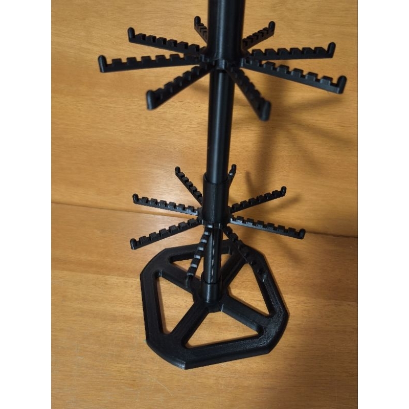 Expositor Giratório para Chaveiros e Bottons – Capacidade 112 Peças | Impresso 3D