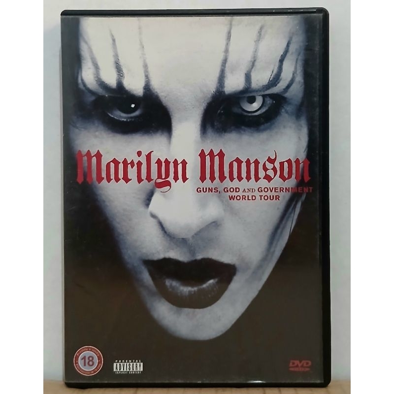Dvd Marilyn Manson - Guns, God and Government - World Tour - Original Usado