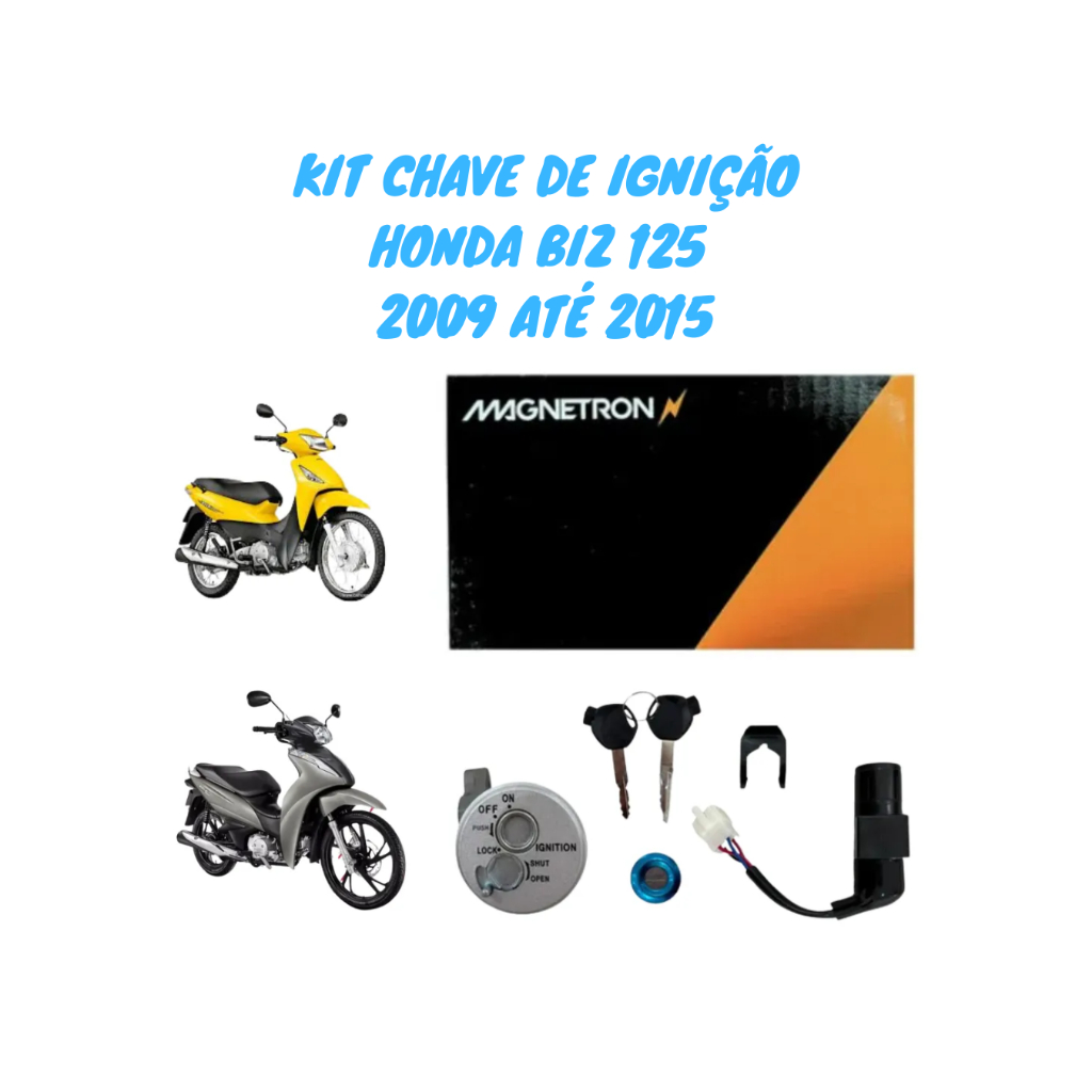 Imagem Conjunto De Travas Honda Biz 125 2015 Magnetron