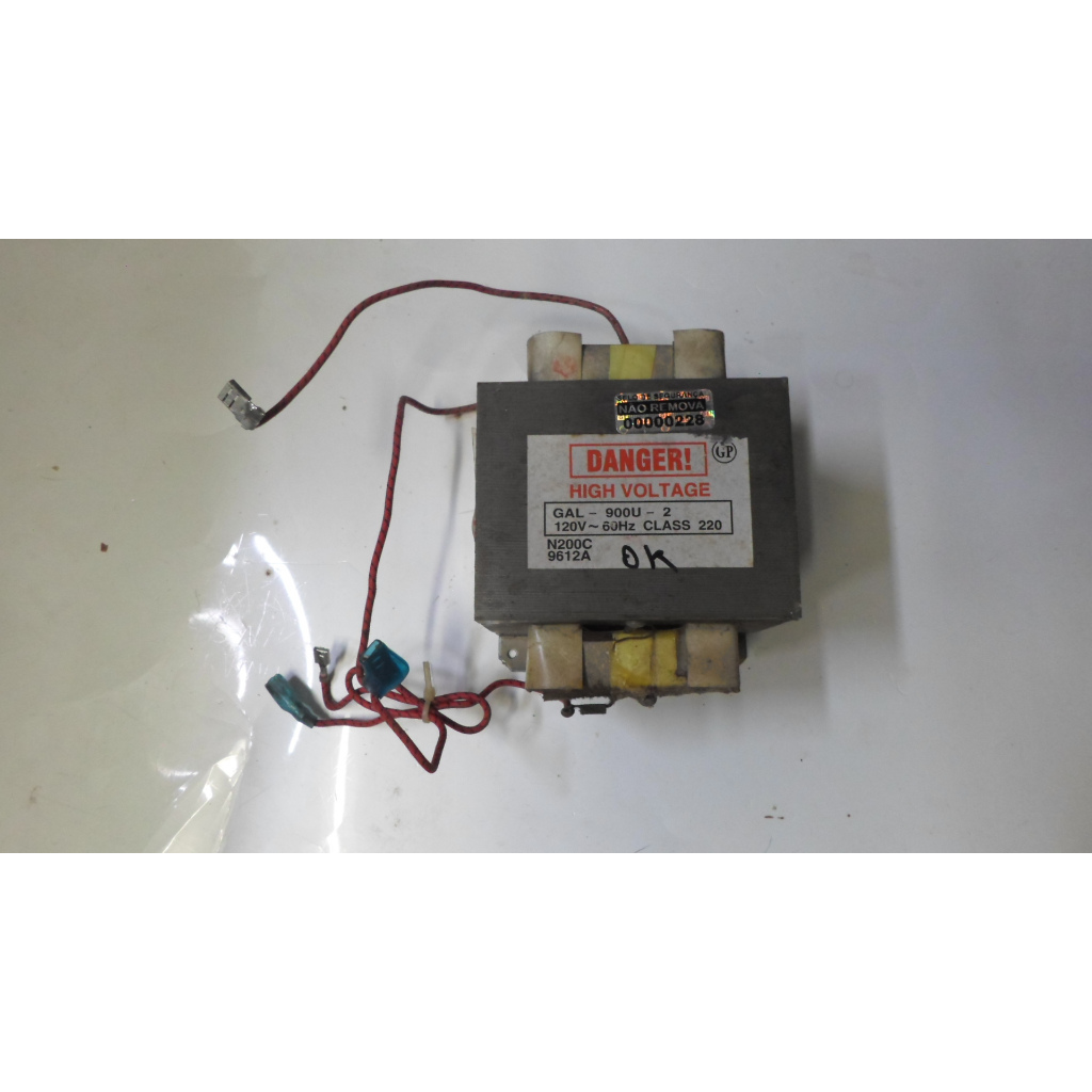 Transformador Gal-900u-2 120v Compativel Para Microondas
