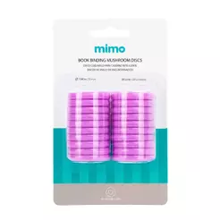 Disco Cogumelo para Caderno Inteligente Lilás Mimo - 35 mm - 20 Unids