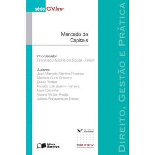 Livro Mercado de Capitais Série GVlaw 2013 Fundação Getulio Vargas Editora Saraiva DI0076