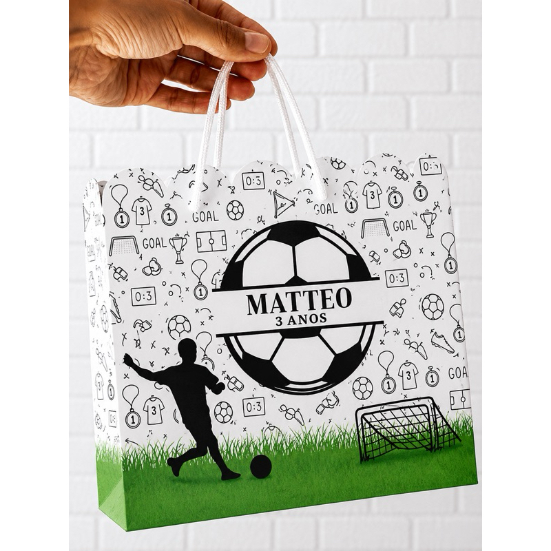 Sacolinha G Futebol  Personalizados /Lembrancinha de Festa /Aniversário