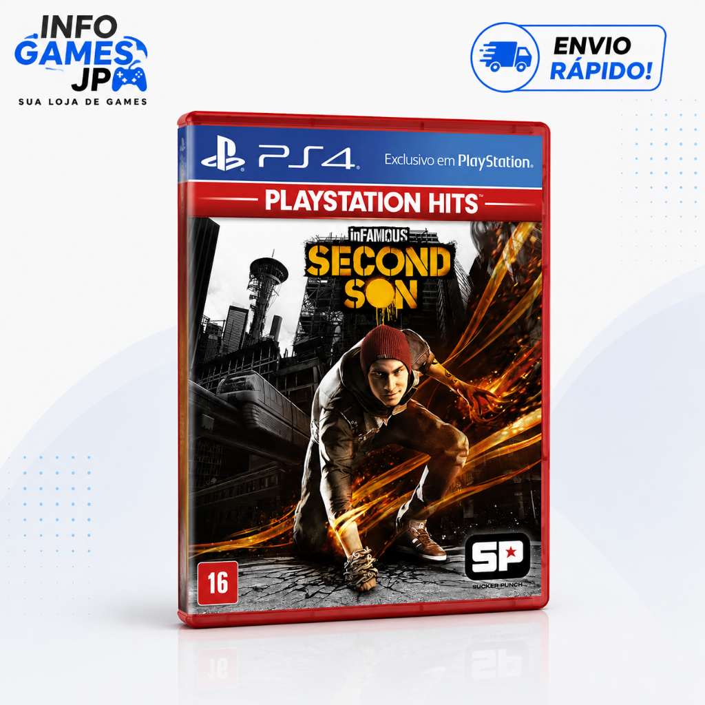 inFAMOUS Second Son PS4 PlayStation Hits Mídia Física Original