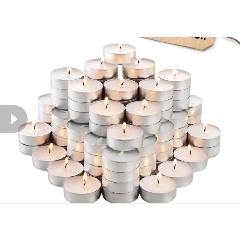 Mini velas brancas foundie, flutuantes, decoração, spam relaxante,  mesa posta