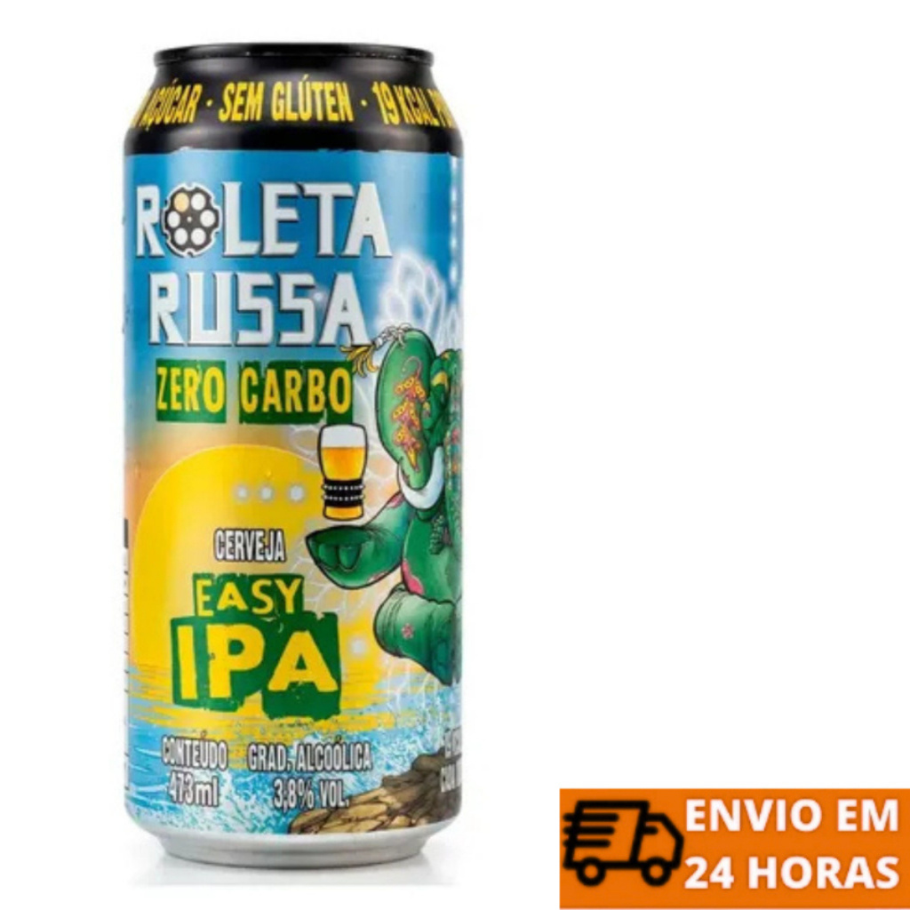 Cerveja Easy Ipa Zero Carbo Roleta Russa Latão 473ml