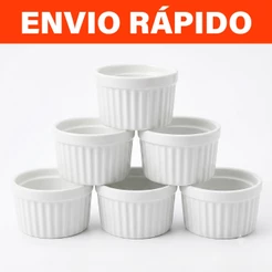 Kit Ramekin Plástico 100ml Para Servir Molhos Petiscos Festa Restaurantes e Eventos